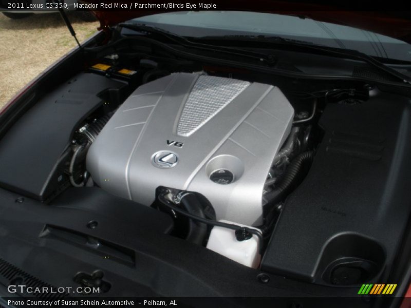 Matador Red Mica / Parchment/Birds Eye Maple 2011 Lexus GS 350