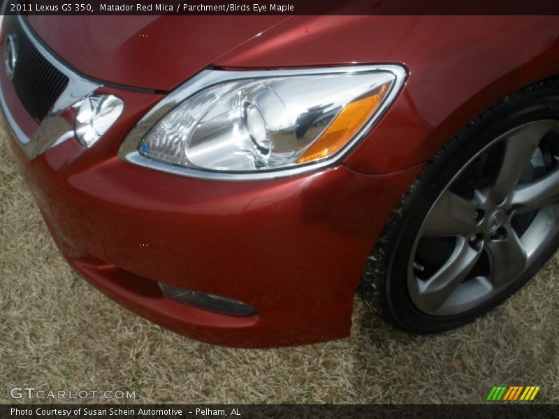 Matador Red Mica / Parchment/Birds Eye Maple 2011 Lexus GS 350