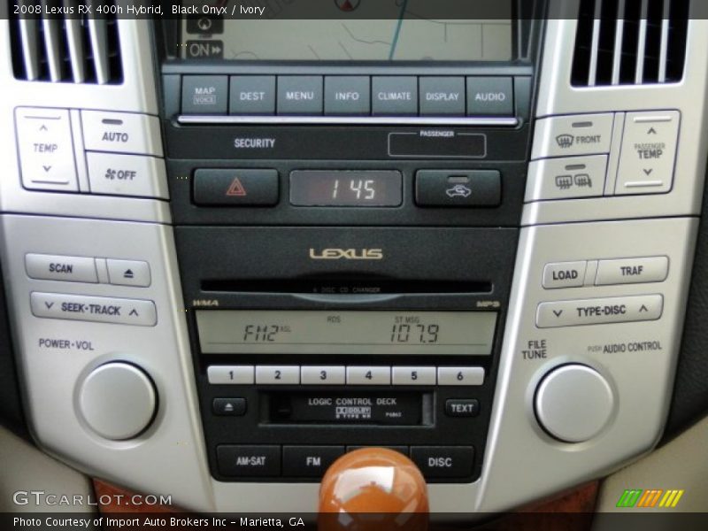Black Onyx / Ivory 2008 Lexus RX 400h Hybrid