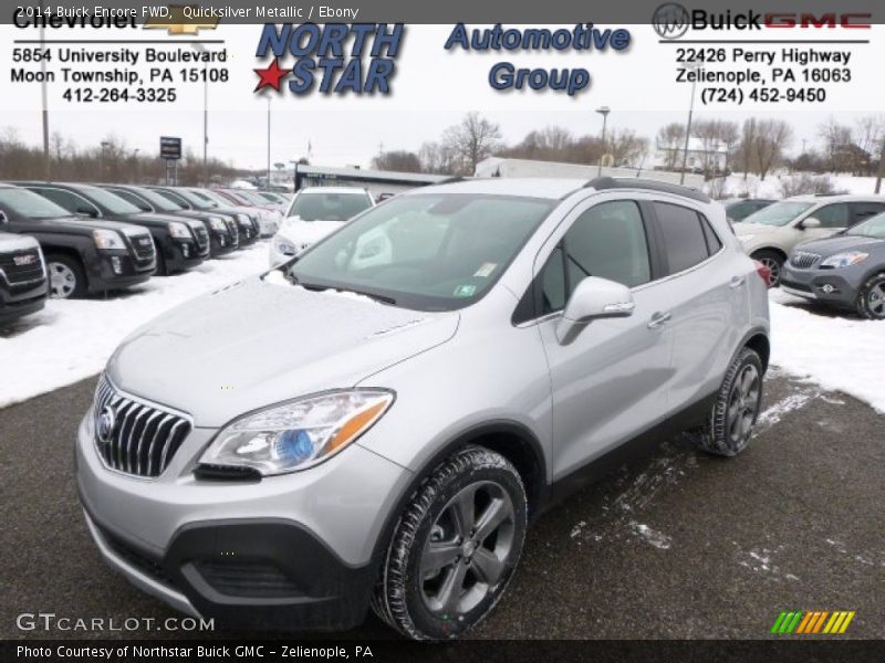 Quicksilver Metallic / Ebony 2014 Buick Encore FWD