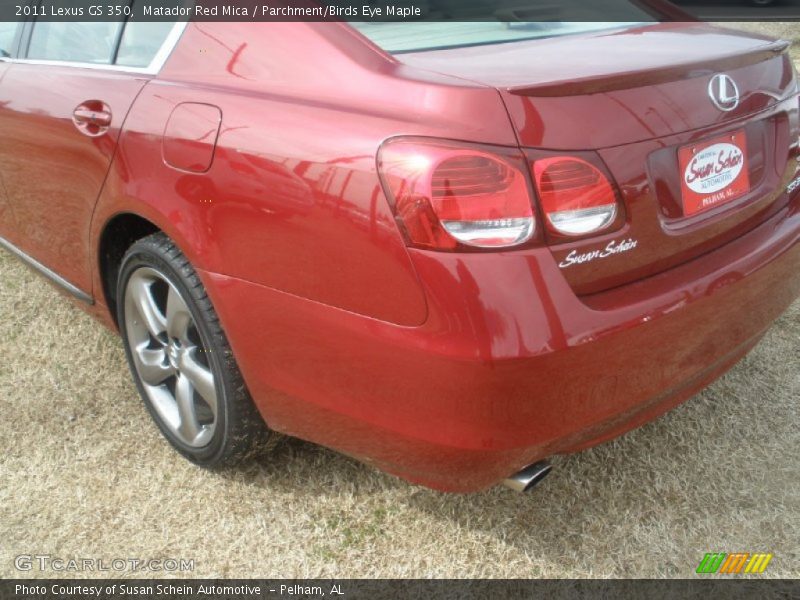 Matador Red Mica / Parchment/Birds Eye Maple 2011 Lexus GS 350