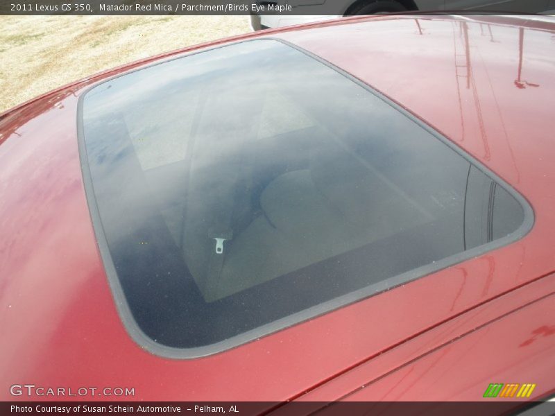 Matador Red Mica / Parchment/Birds Eye Maple 2011 Lexus GS 350