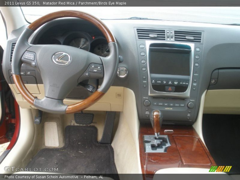 Matador Red Mica / Parchment/Birds Eye Maple 2011 Lexus GS 350