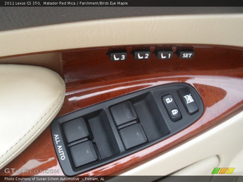 Matador Red Mica / Parchment/Birds Eye Maple 2011 Lexus GS 350