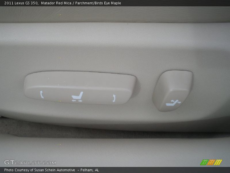Matador Red Mica / Parchment/Birds Eye Maple 2011 Lexus GS 350