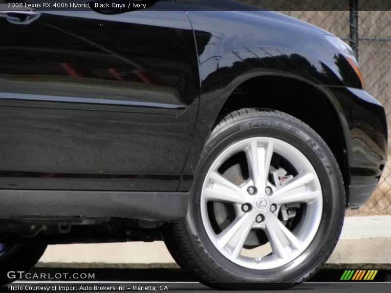 Black Onyx / Ivory 2008 Lexus RX 400h Hybrid