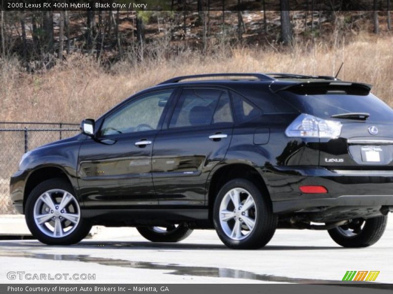 Black Onyx / Ivory 2008 Lexus RX 400h Hybrid