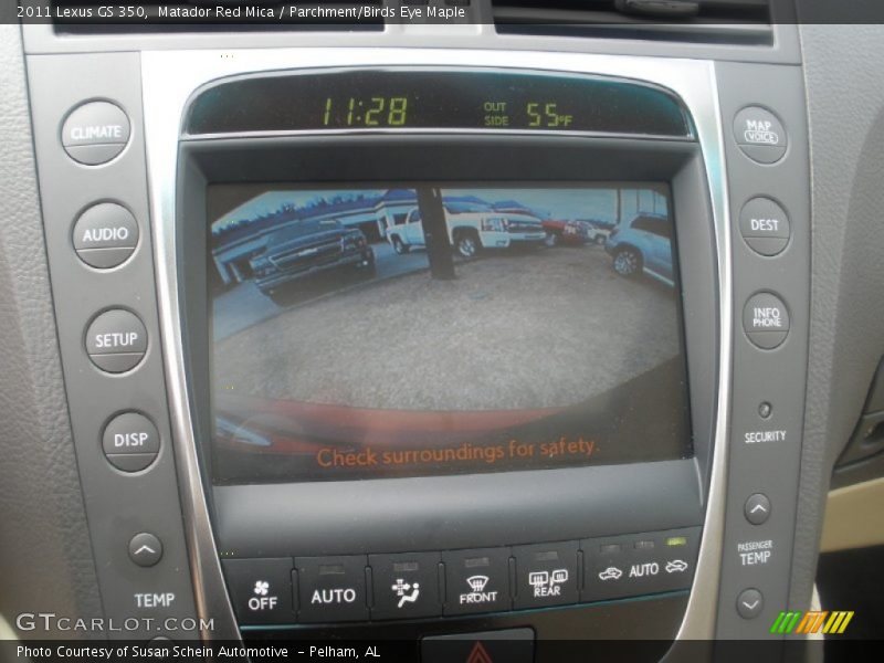 Matador Red Mica / Parchment/Birds Eye Maple 2011 Lexus GS 350