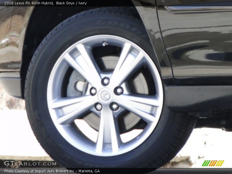Black Onyx / Ivory 2008 Lexus RX 400h Hybrid