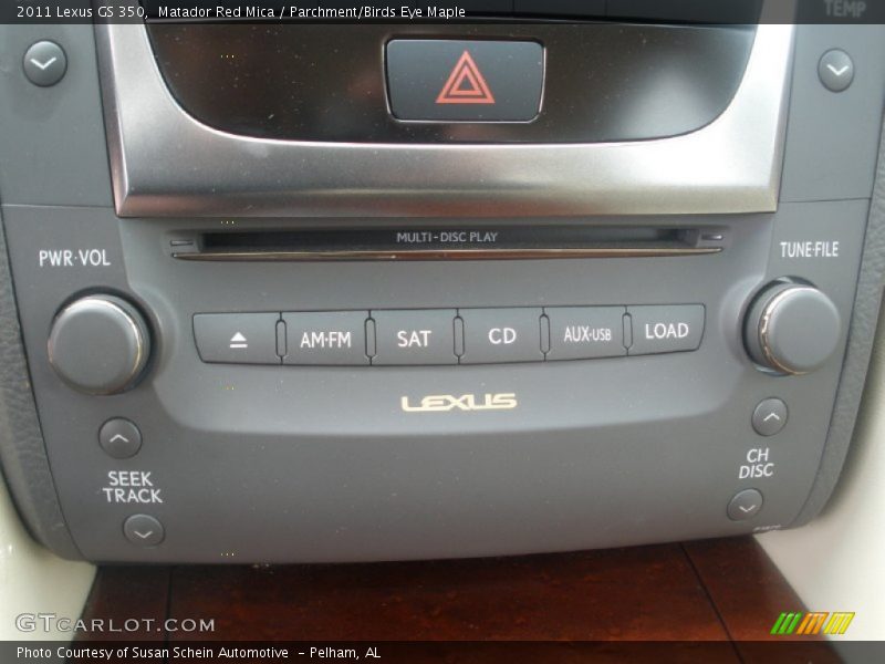 Matador Red Mica / Parchment/Birds Eye Maple 2011 Lexus GS 350