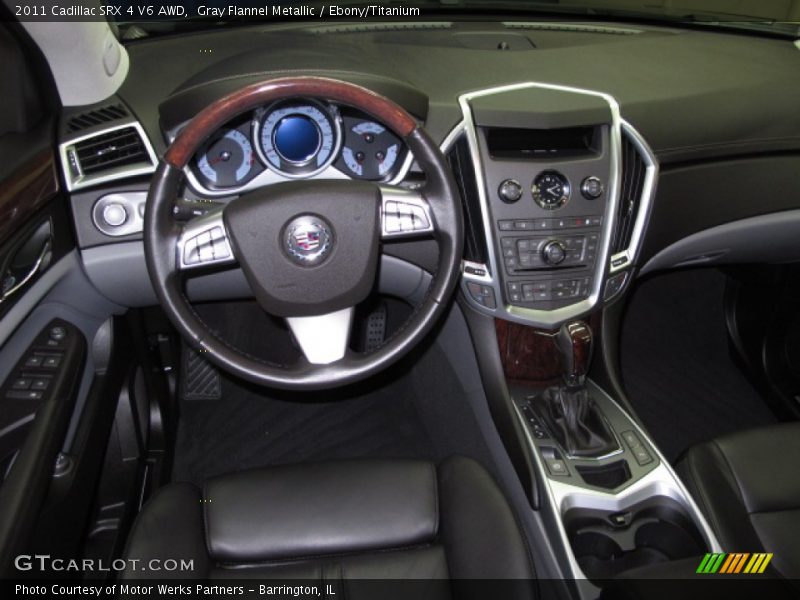 Gray Flannel Metallic / Ebony/Titanium 2011 Cadillac SRX 4 V6 AWD