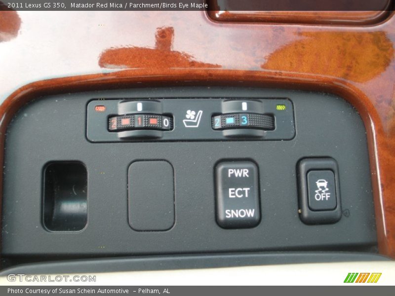 Matador Red Mica / Parchment/Birds Eye Maple 2011 Lexus GS 350