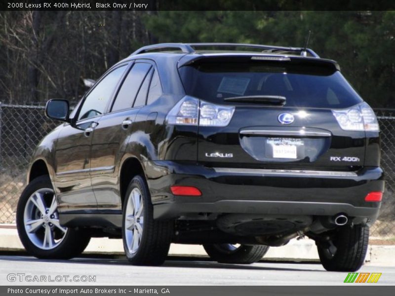 Black Onyx / Ivory 2008 Lexus RX 400h Hybrid