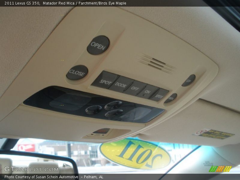 Matador Red Mica / Parchment/Birds Eye Maple 2011 Lexus GS 350