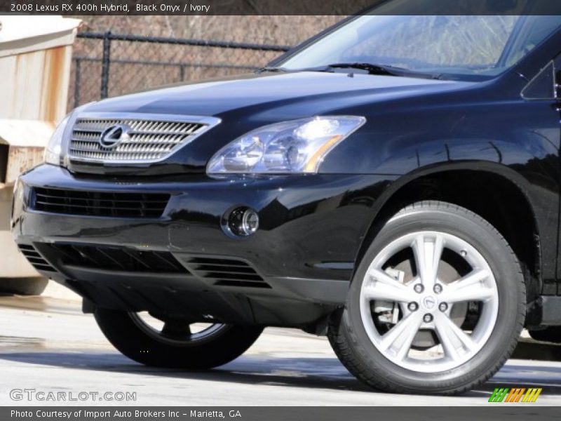 Black Onyx / Ivory 2008 Lexus RX 400h Hybrid