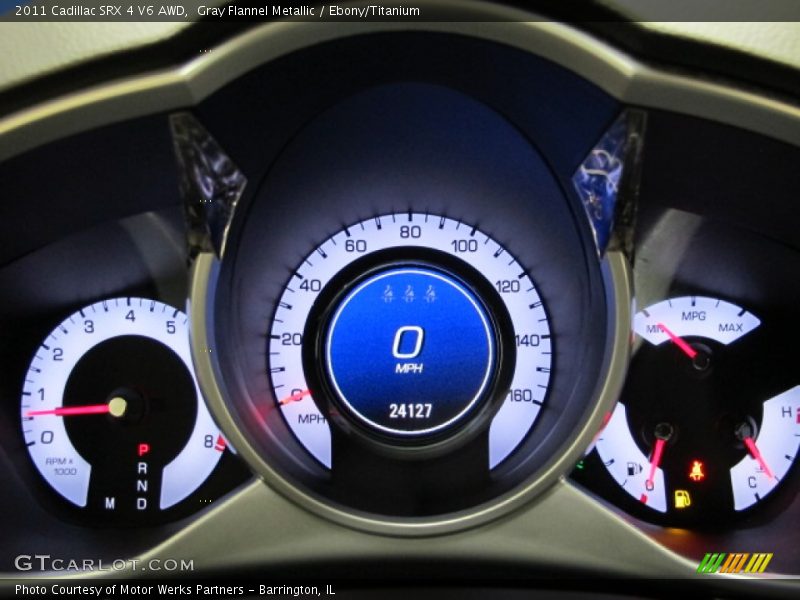 Gray Flannel Metallic / Ebony/Titanium 2011 Cadillac SRX 4 V6 AWD
