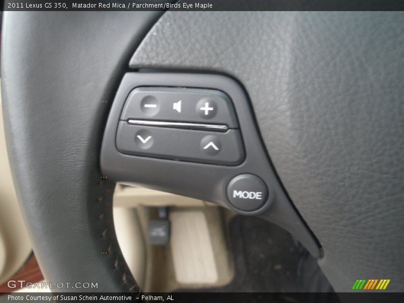 Matador Red Mica / Parchment/Birds Eye Maple 2011 Lexus GS 350