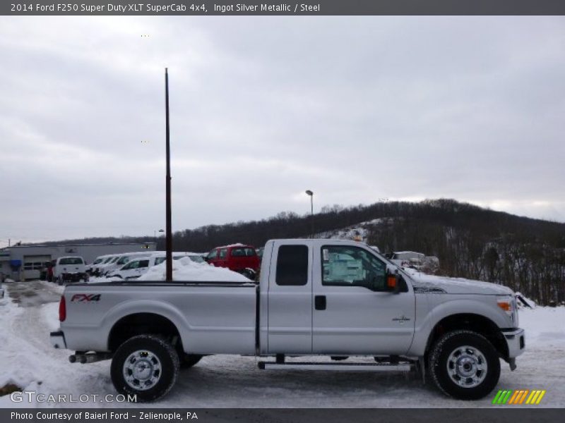 Ingot Silver Metallic / Steel 2014 Ford F250 Super Duty XLT SuperCab 4x4