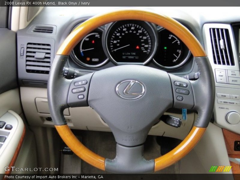 Black Onyx / Ivory 2008 Lexus RX 400h Hybrid
