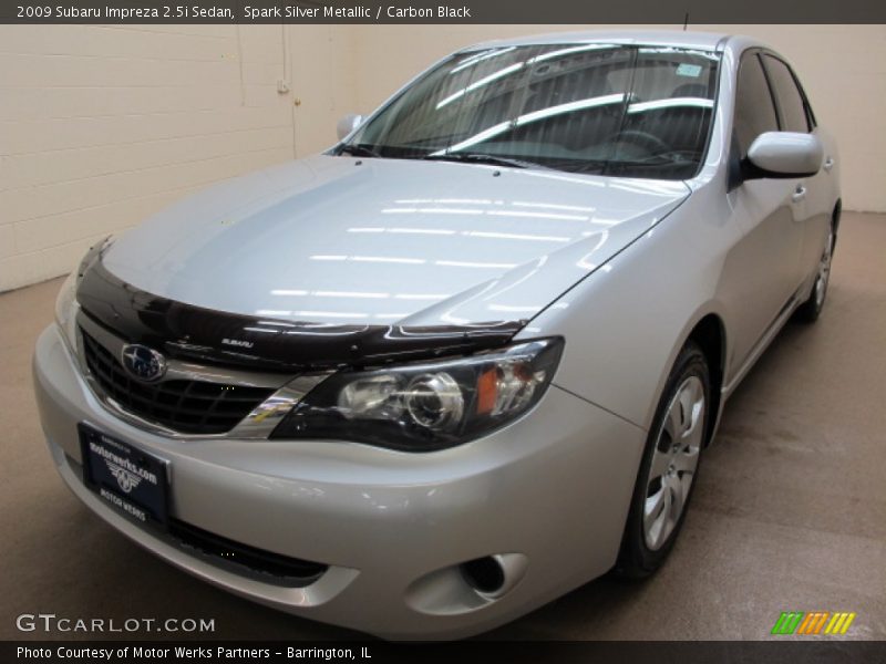 Spark Silver Metallic / Carbon Black 2009 Subaru Impreza 2.5i Sedan