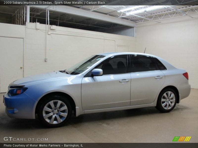 Spark Silver Metallic / Carbon Black 2009 Subaru Impreza 2.5i Sedan