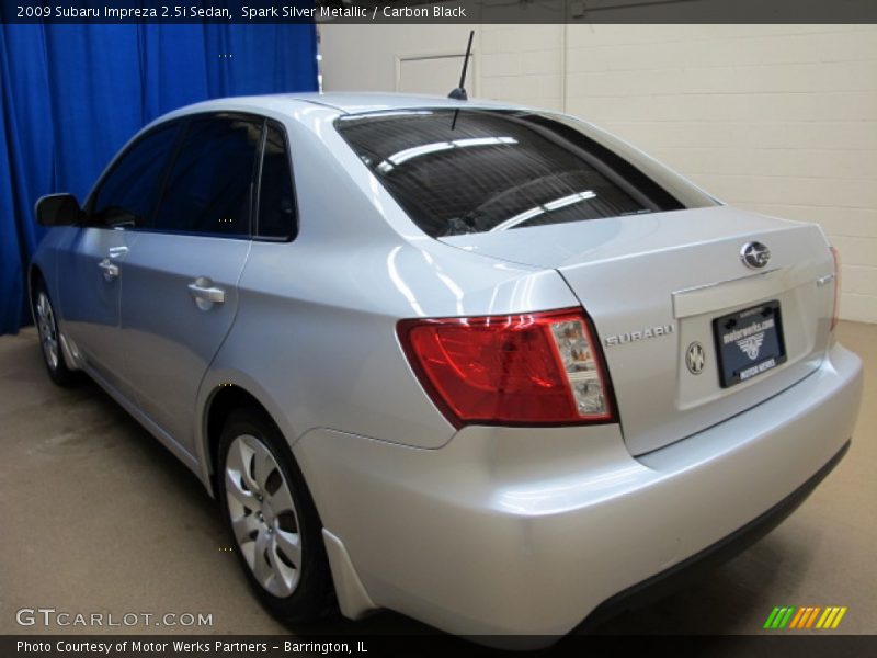 Spark Silver Metallic / Carbon Black 2009 Subaru Impreza 2.5i Sedan