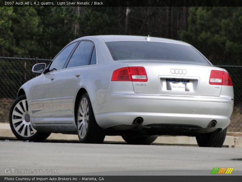 Light Silver Metallic / Black 2007 Audi A8 L 4.2 quattro