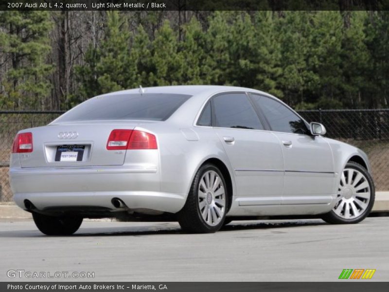 Light Silver Metallic / Black 2007 Audi A8 L 4.2 quattro