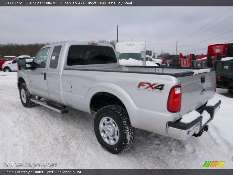 Ingot Silver Metallic / Steel 2014 Ford F250 Super Duty XLT SuperCab 4x4