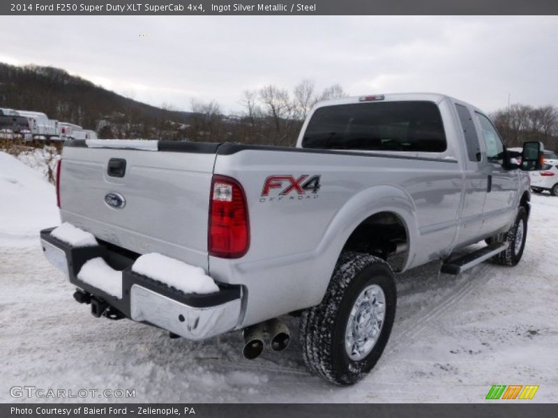 Ingot Silver Metallic / Steel 2014 Ford F250 Super Duty XLT SuperCab 4x4