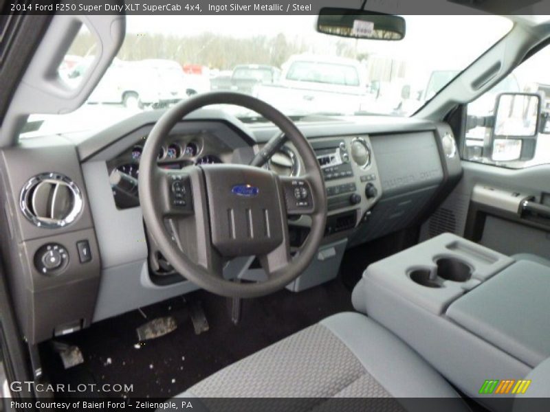 Ingot Silver Metallic / Steel 2014 Ford F250 Super Duty XLT SuperCab 4x4