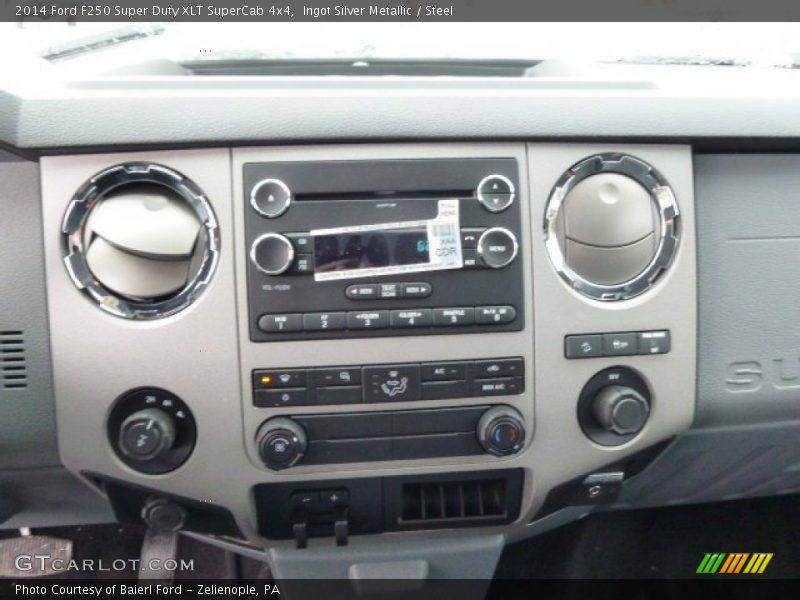 Ingot Silver Metallic / Steel 2014 Ford F250 Super Duty XLT SuperCab 4x4
