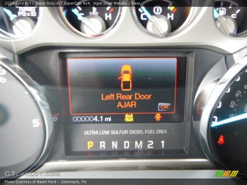Ingot Silver Metallic / Steel 2014 Ford F250 Super Duty XLT SuperCab 4x4