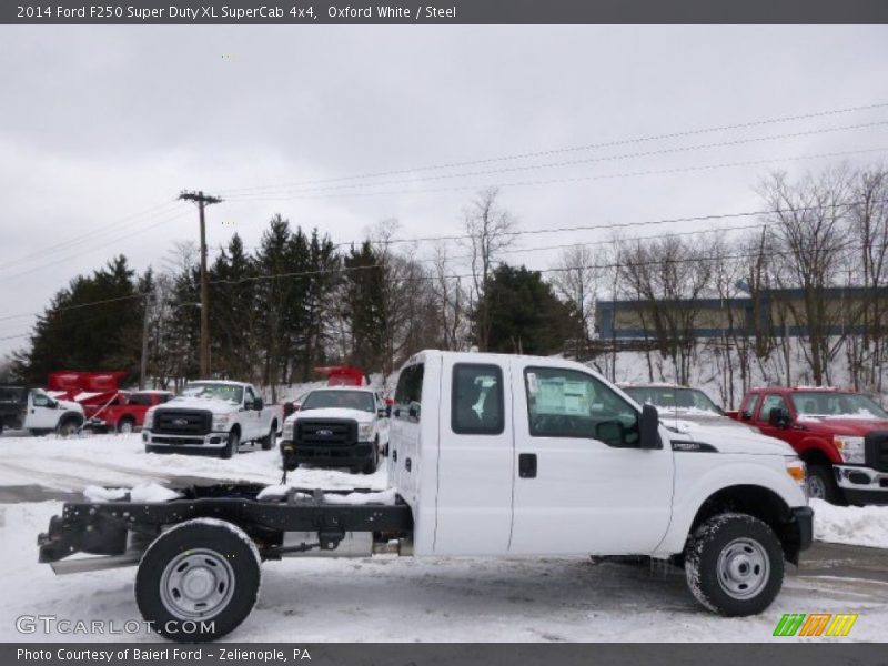 Oxford White / Steel 2014 Ford F250 Super Duty XL SuperCab 4x4