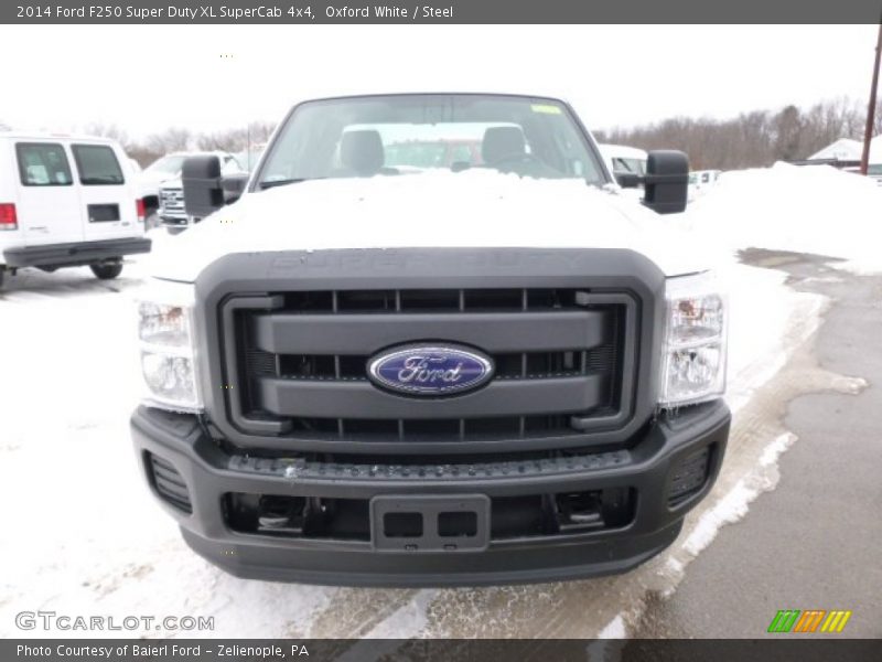 Oxford White / Steel 2014 Ford F250 Super Duty XL SuperCab 4x4