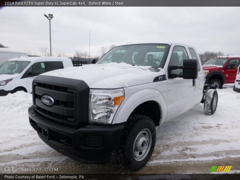 Oxford White / Steel 2014 Ford F250 Super Duty XL SuperCab 4x4