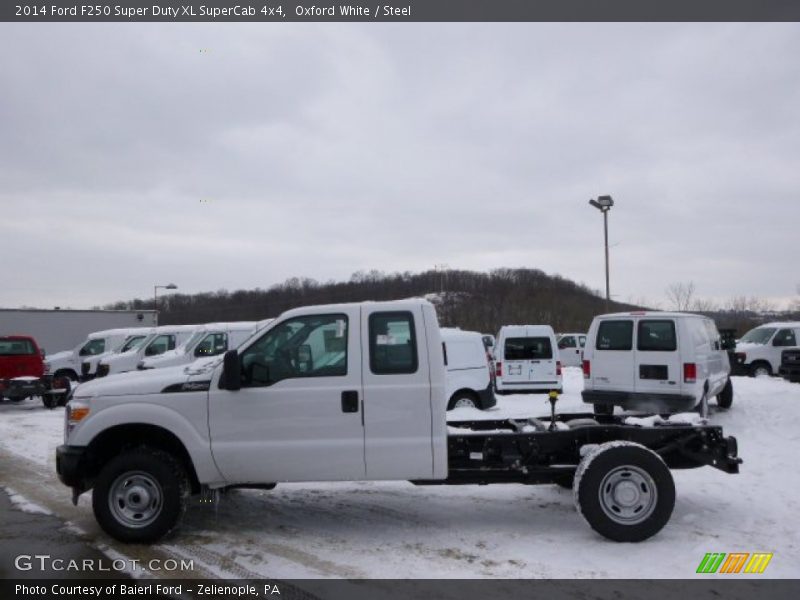 Oxford White / Steel 2014 Ford F250 Super Duty XL SuperCab 4x4