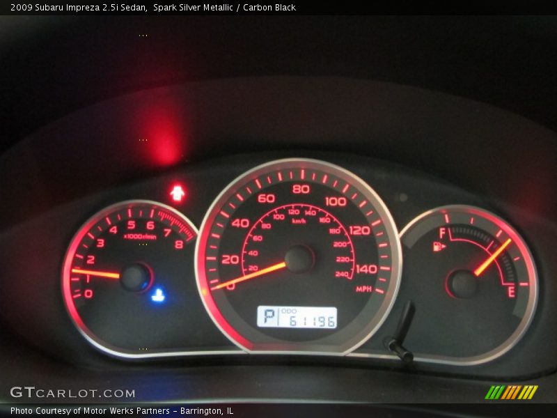 Spark Silver Metallic / Carbon Black 2009 Subaru Impreza 2.5i Sedan