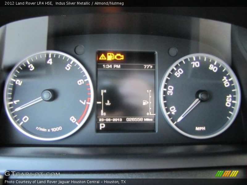  2012 LR4 HSE HSE Gauges