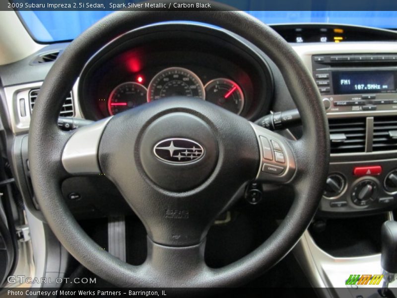Spark Silver Metallic / Carbon Black 2009 Subaru Impreza 2.5i Sedan