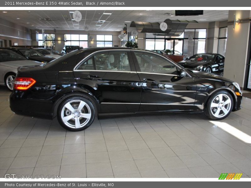 Black / Almond/Black 2011 Mercedes-Benz E 350 4Matic Sedan