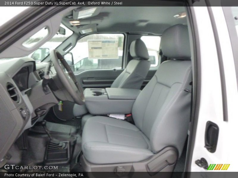 Oxford White / Steel 2014 Ford F250 Super Duty XL SuperCab 4x4