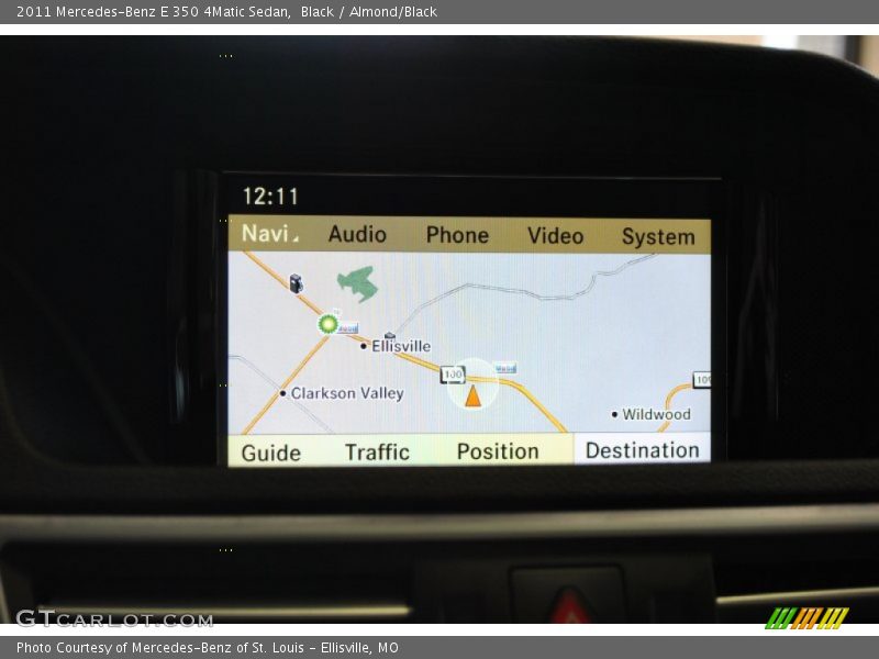 Black / Almond/Black 2011 Mercedes-Benz E 350 4Matic Sedan