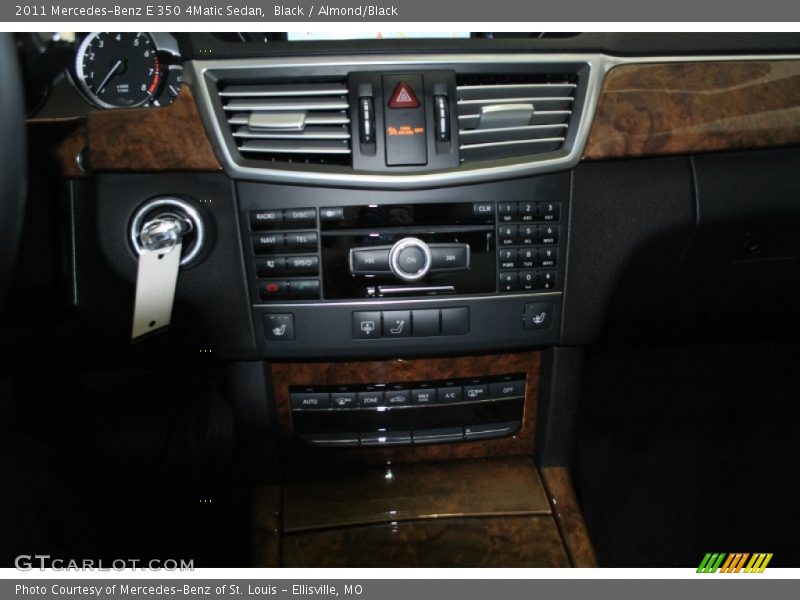 Black / Almond/Black 2011 Mercedes-Benz E 350 4Matic Sedan