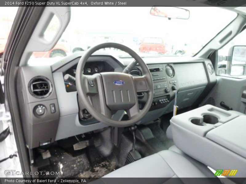 Steel Interior - 2014 F250 Super Duty XL SuperCab 4x4 