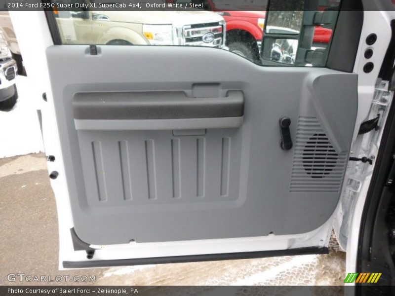 Oxford White / Steel 2014 Ford F250 Super Duty XL SuperCab 4x4