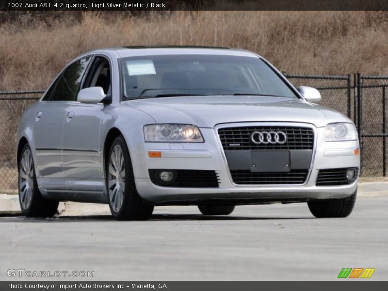 Light Silver Metallic / Black 2007 Audi A8 L 4.2 quattro