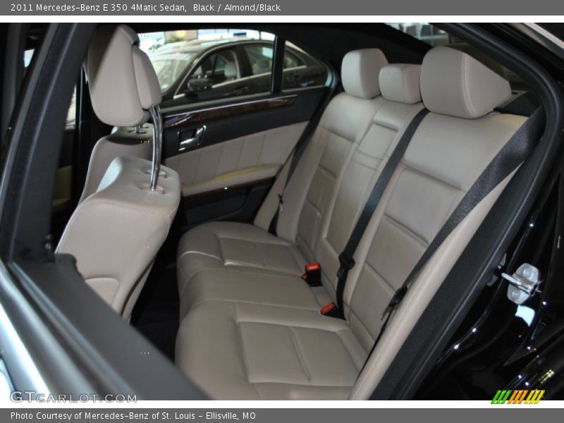Black / Almond/Black 2011 Mercedes-Benz E 350 4Matic Sedan