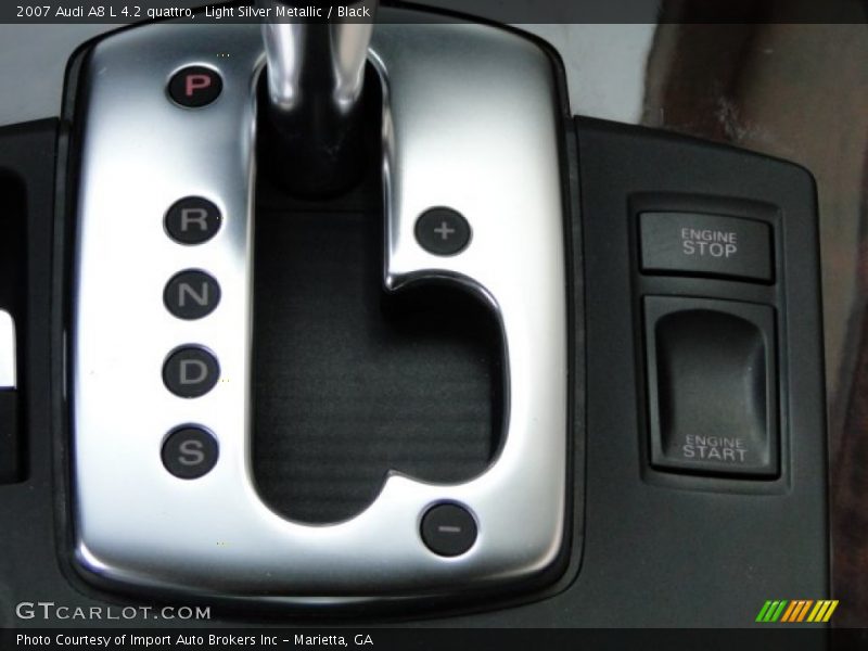 Light Silver Metallic / Black 2007 Audi A8 L 4.2 quattro