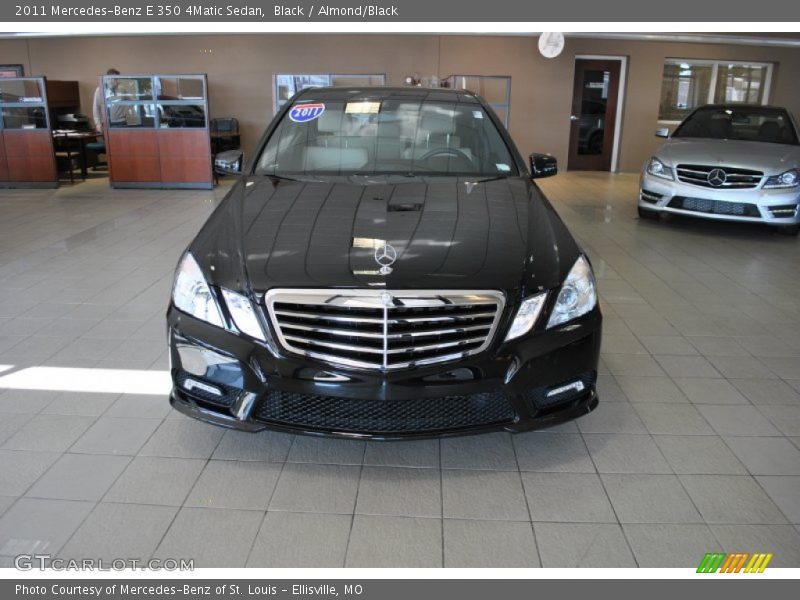 Black / Almond/Black 2011 Mercedes-Benz E 350 4Matic Sedan